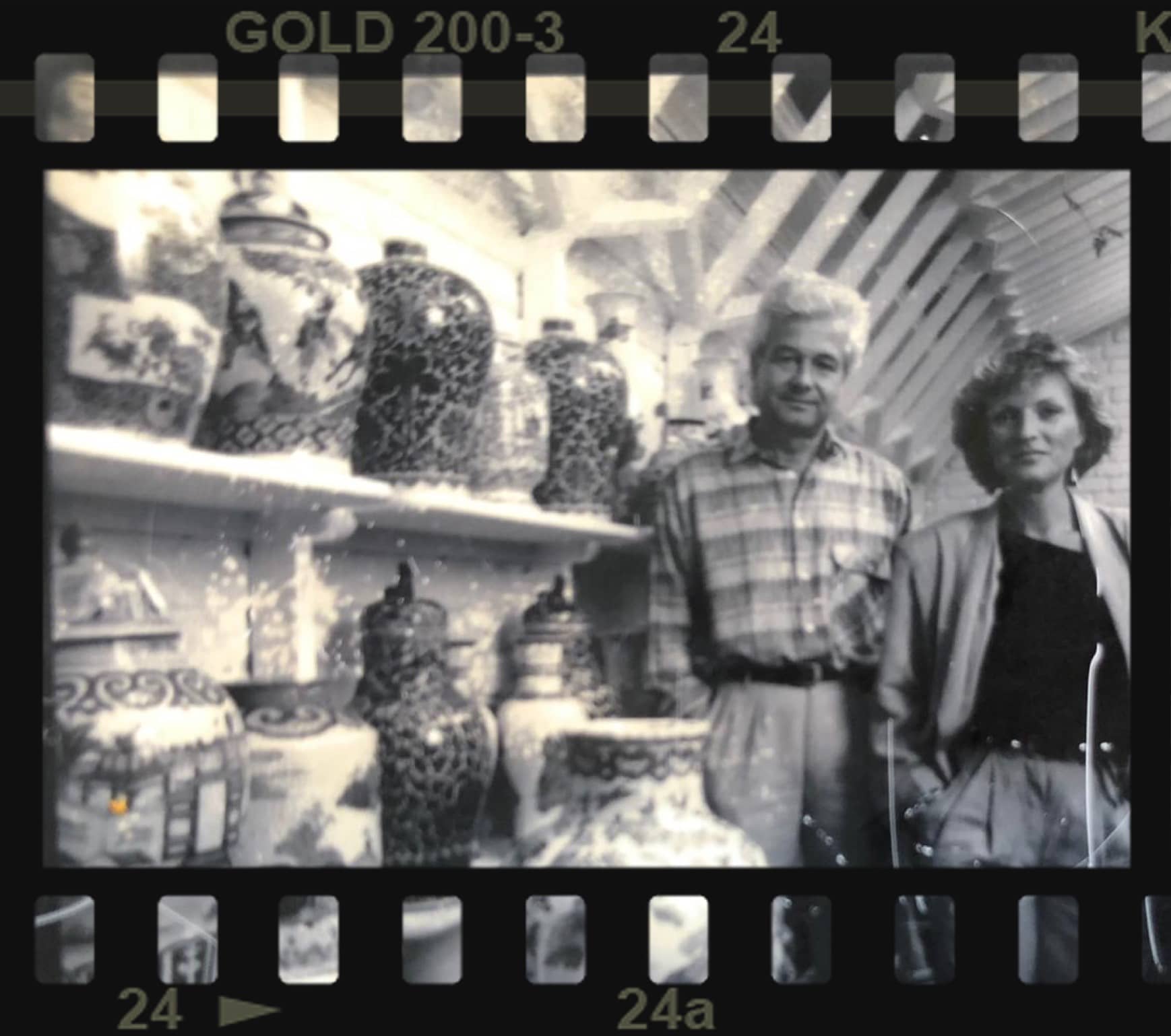 Antiques online- In 1973 Kevin Page and Maureen work to expand the business
